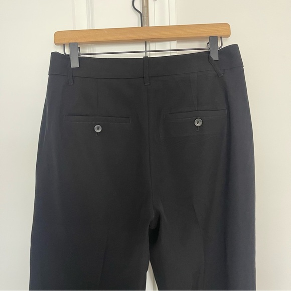 Vince Black Tapered Trousers In Japanese Crepe - Picture 8 of 10